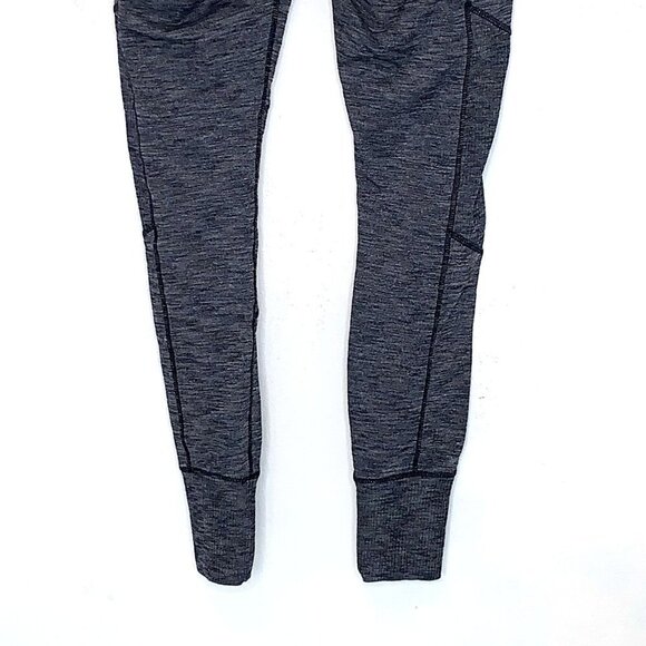 Athleta Excursion Heathered Black Gray Tight Legging size Small - Picture 7 of 11